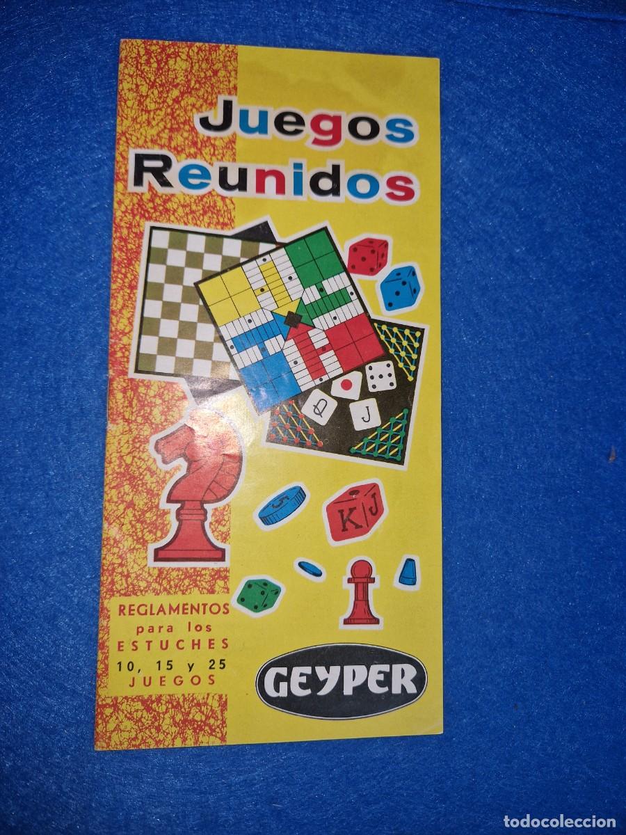Juegos de mesa: REGLAMENTO JUEGOS REUNIDOS GEYPER, - Foto 1