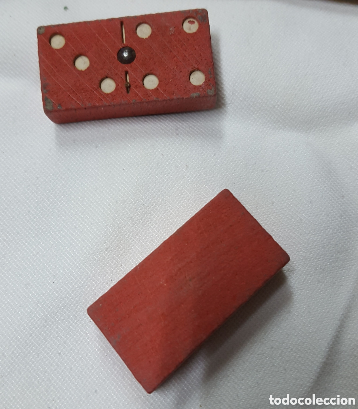 Juegos de mesa: ANTIGUO DOMIN&Oacute; DE MADERA - Foto 4