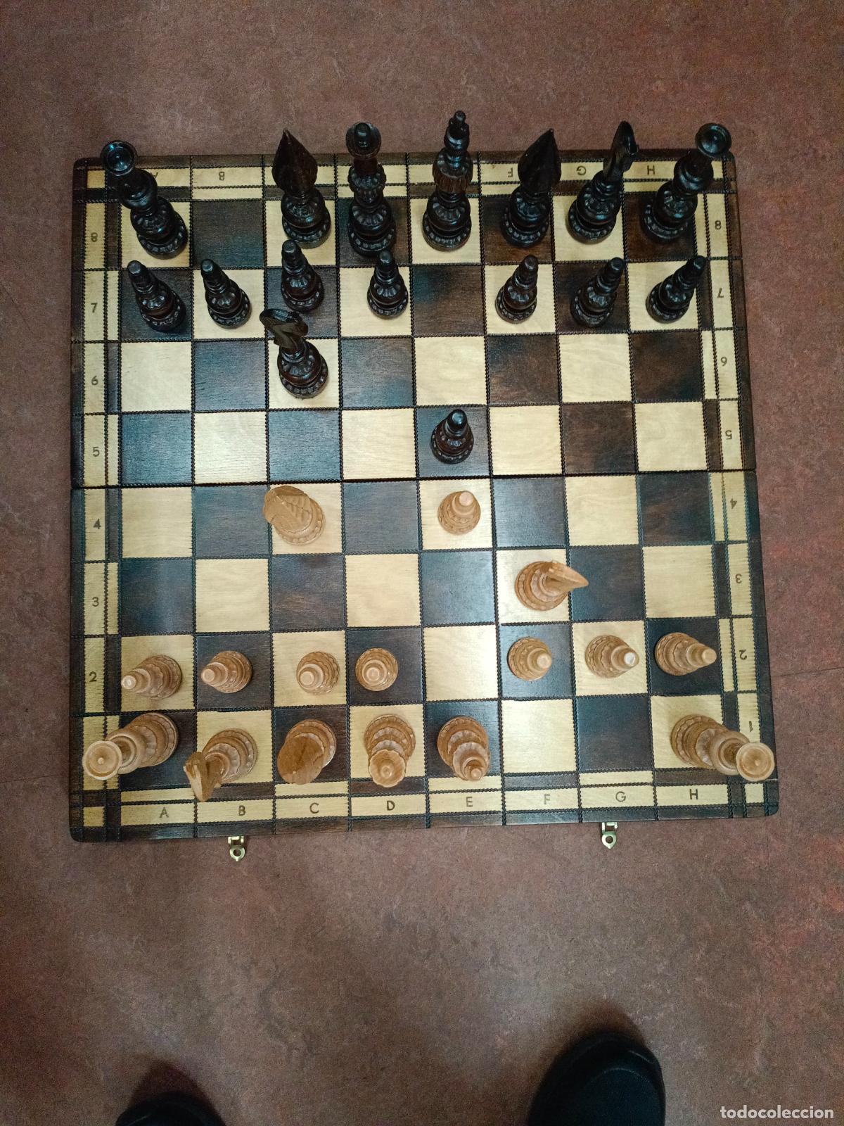 Juegos de mesa: Juego de Ajedrez Gran Formato de Madera - Foto 1