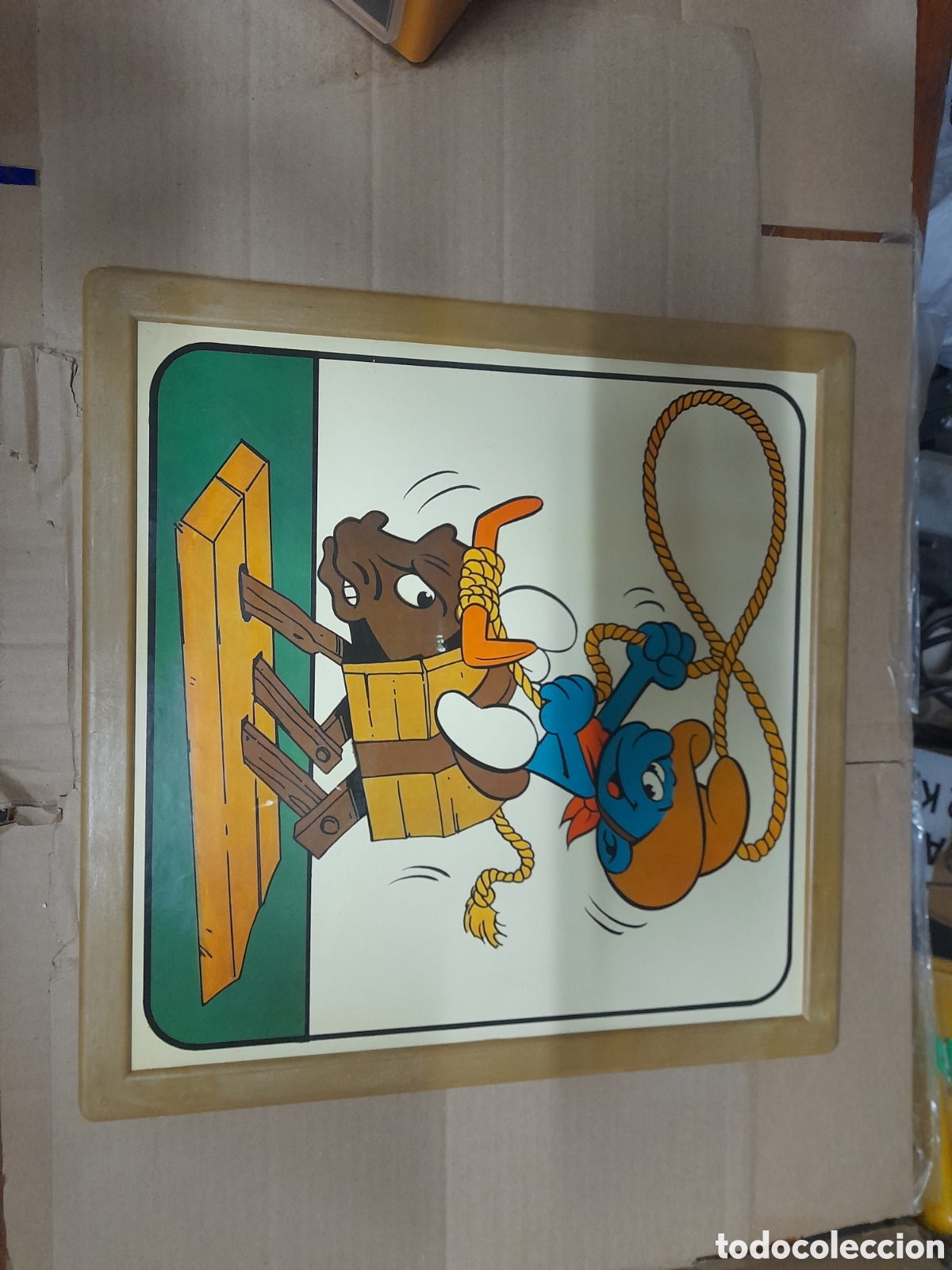 Juegos de mesa: Parchis de los pitufos a&ntilde;o 1983 - Foto 3