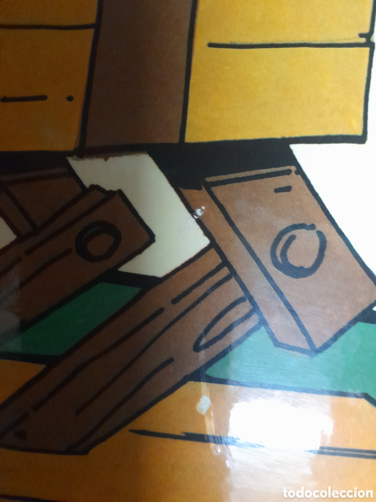 Juegos de mesa: Parchis de los pitufos a&ntilde;o 1983 - Foto 5
