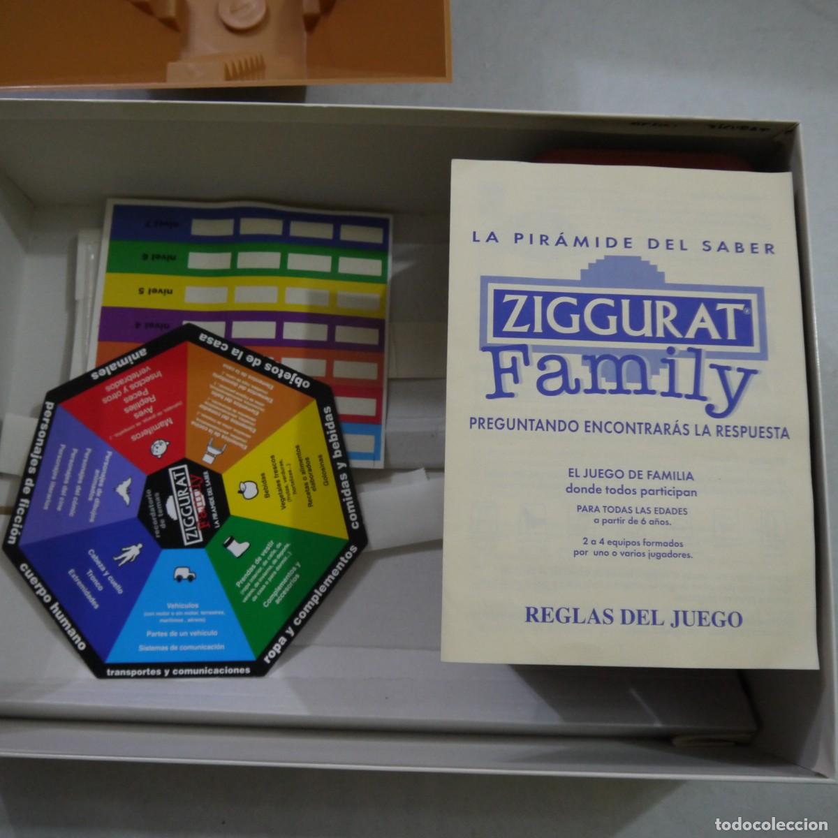 Juegos de mesa: ZIGGURAT FAMILY - NATHAN - 1998 - Foto 9