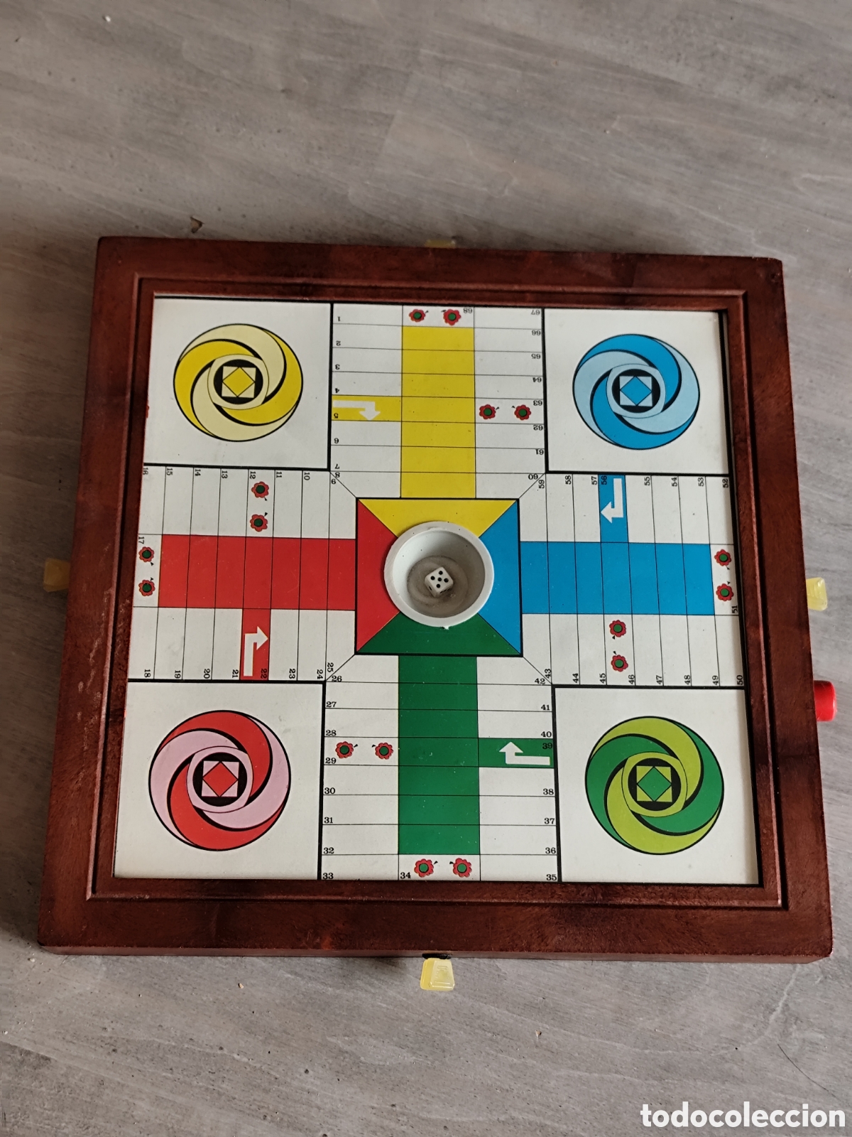 Juegos de mesa: Parch&iacute;s a&ntilde;os 60 cristal - Foto 1