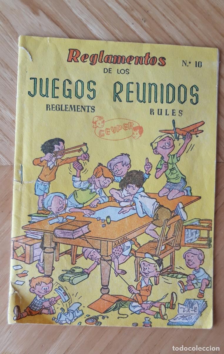 Juegos de mesa: Reglamento de los juegos reunidos Geyper - Foto 1