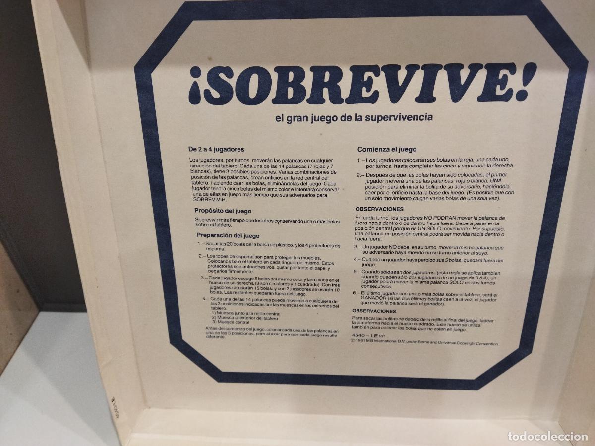 Juegos de mesa: SOBREVIVE - JUEGO DE MESA - MB 1981 - Foto 14