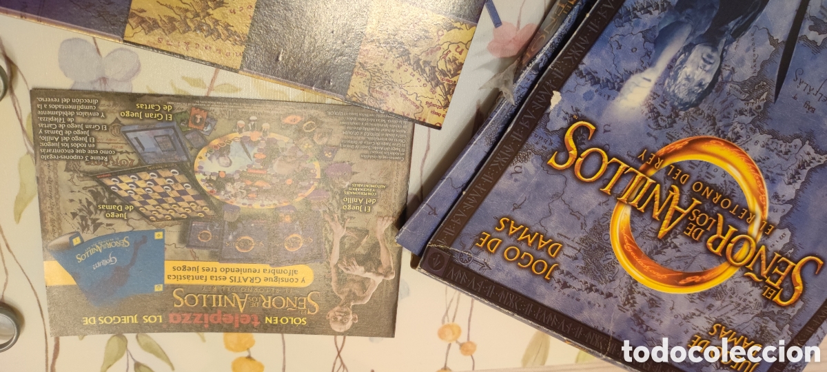 Juegos de mesa: Juego damas Se&ntilde;or de los Anillos - Foto 2