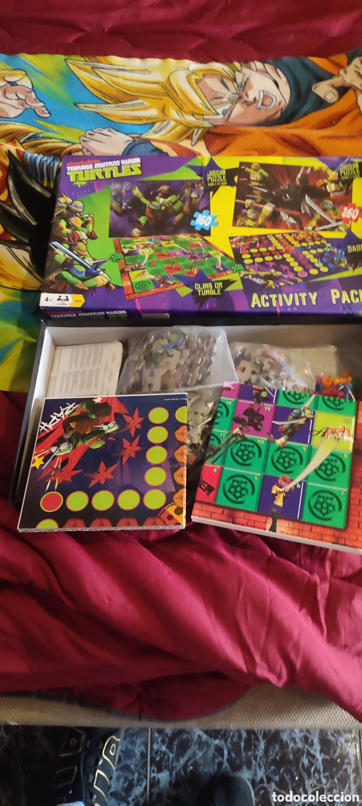 Juegos de mesa: Tortugas ninja puzzle x2 y 2+ 2 juegos - Foto 2