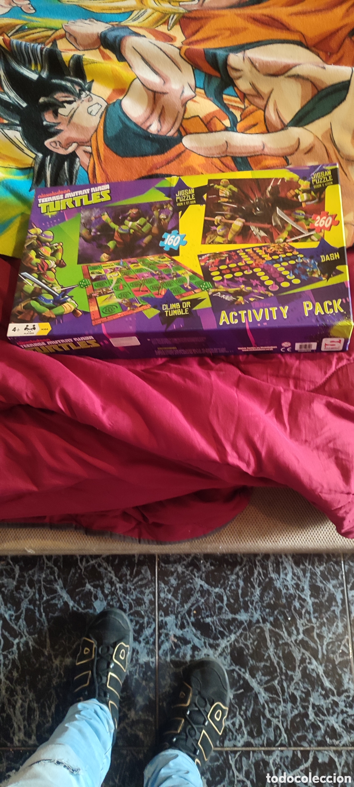 Juegos de mesa: Tortugas ninja puzzle x2 y 2+ 2 juegos - Foto 1