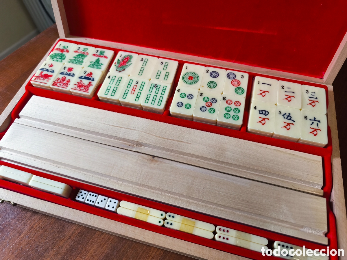 Juegos de mesa: Juego chino Mah-Jongg - Foto 3