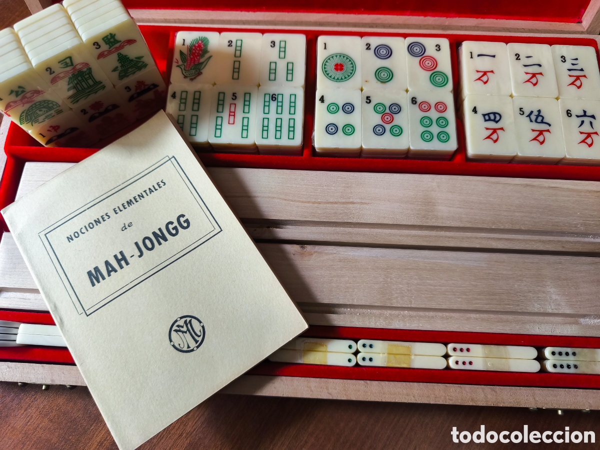 Juegos de mesa: Juego chino Mah-Jongg - Foto 4