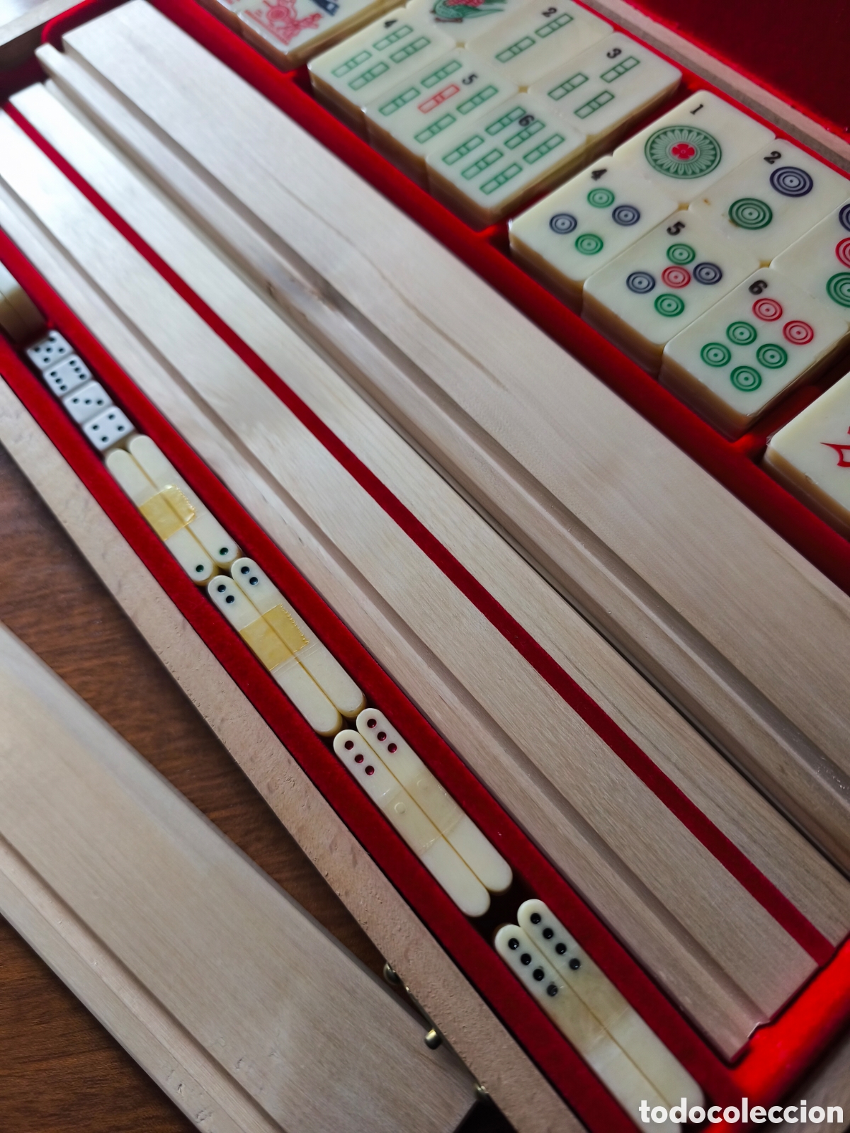 Juegos de mesa: Juego chino Mah-Jongg - Foto 5
