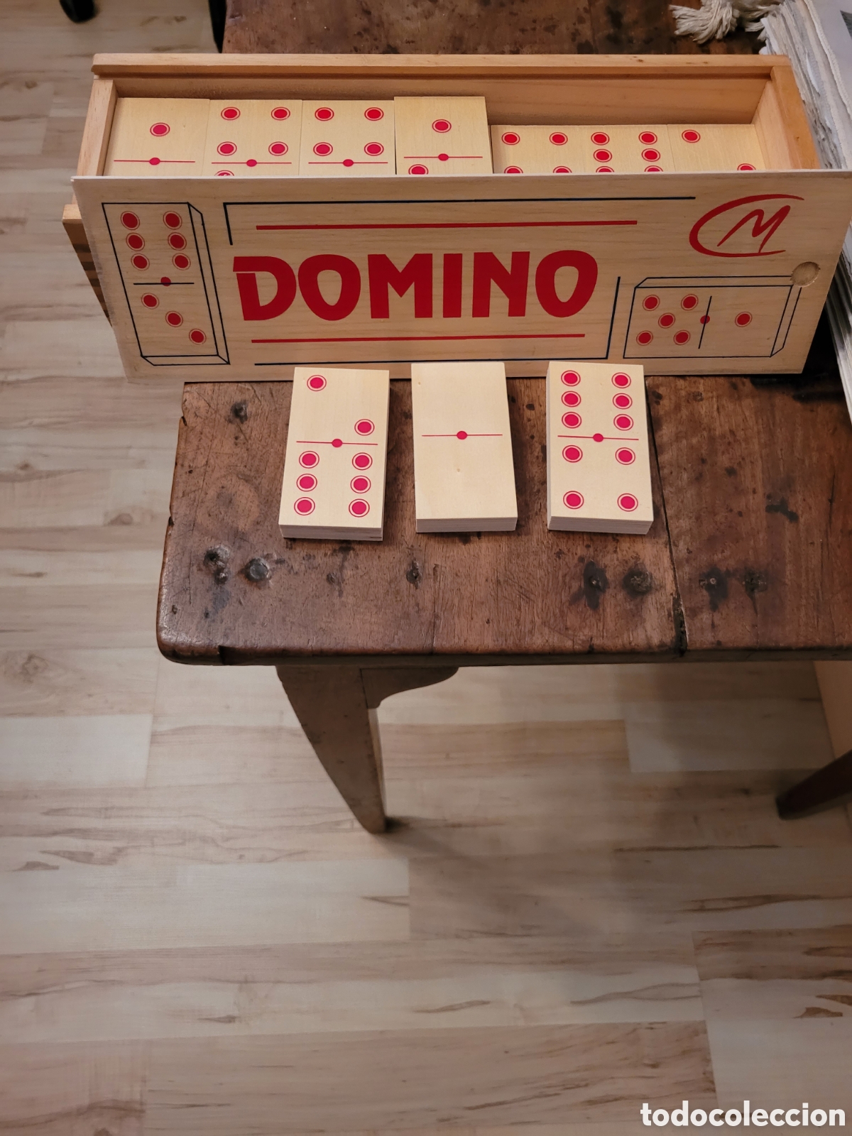 Juegos de mesa: Juego de mesa Domino de madera - Foto 2