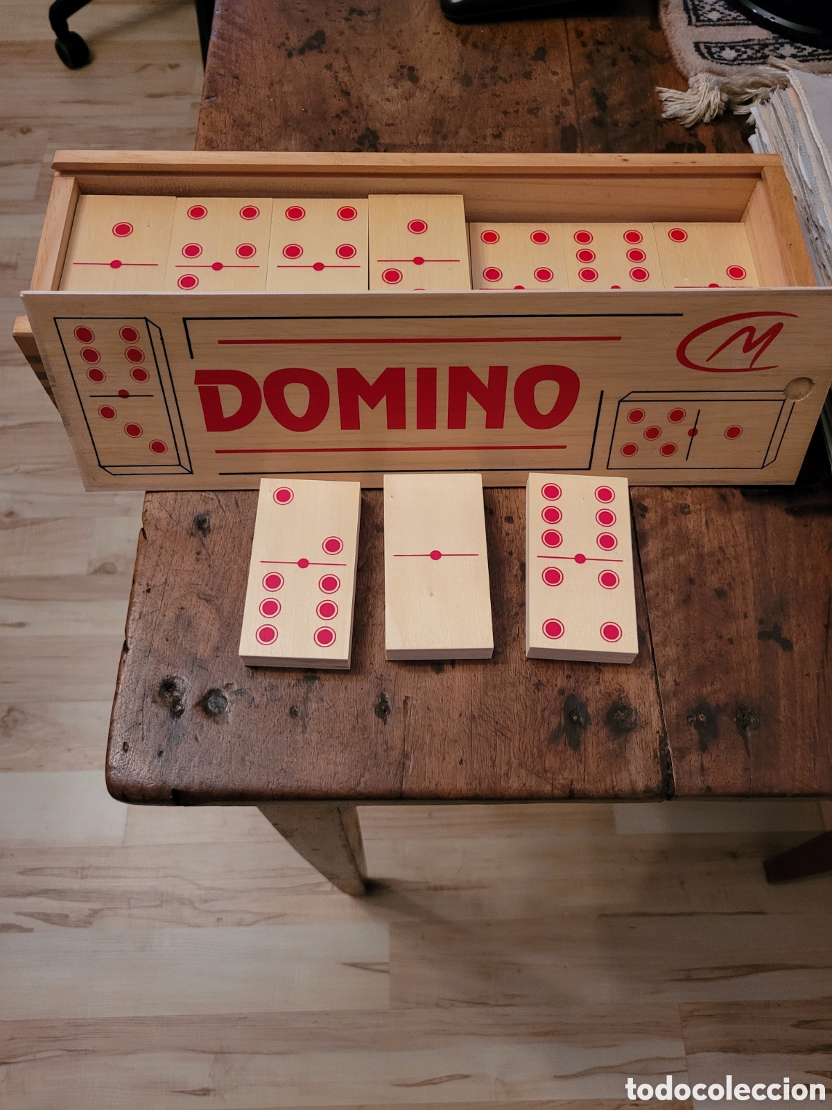 Juegos de mesa: Juego de mesa Domino de madera - Foto 10