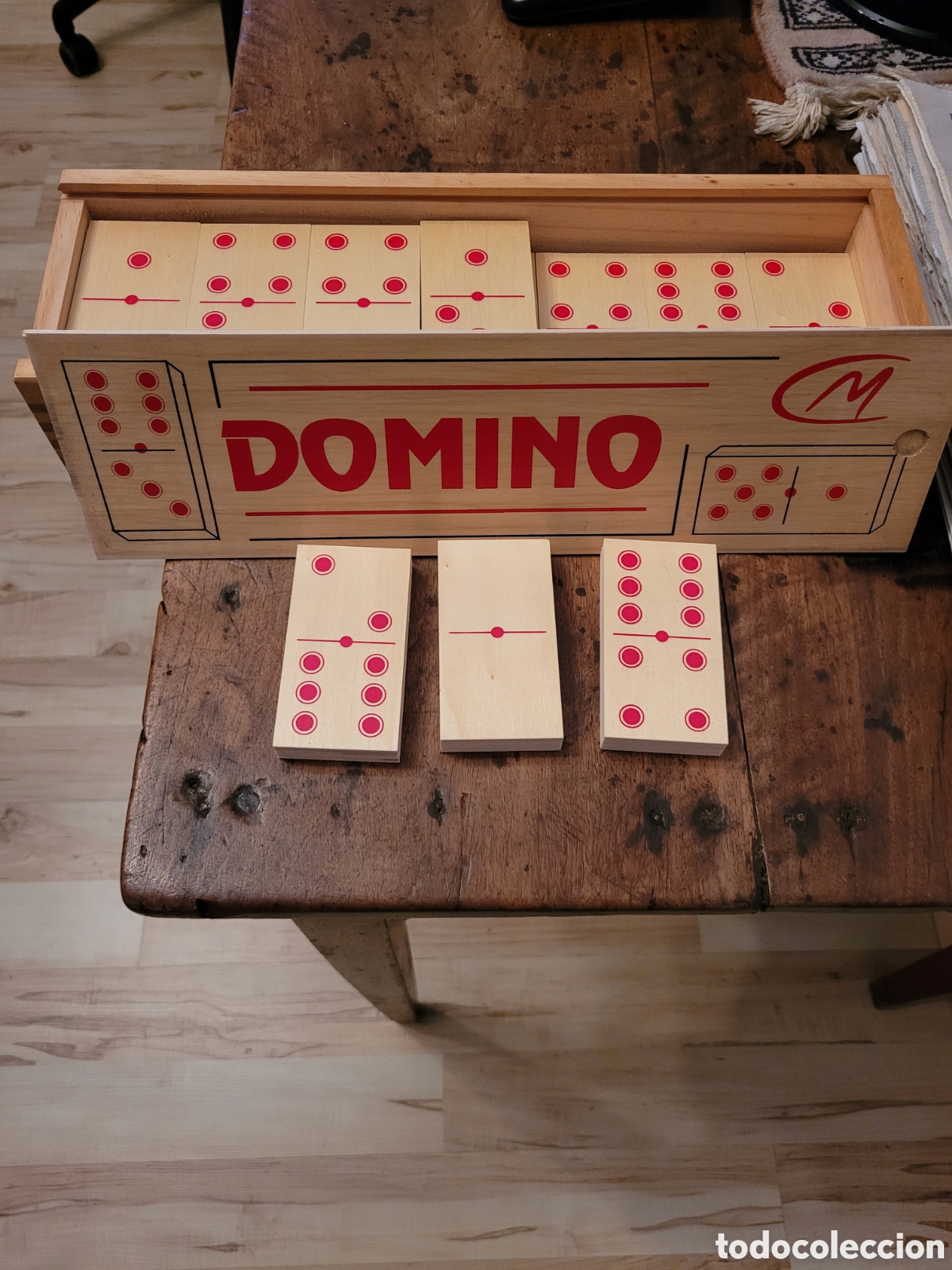 Juegos de mesa: Juego de mesa Domino de madera - Foto 11