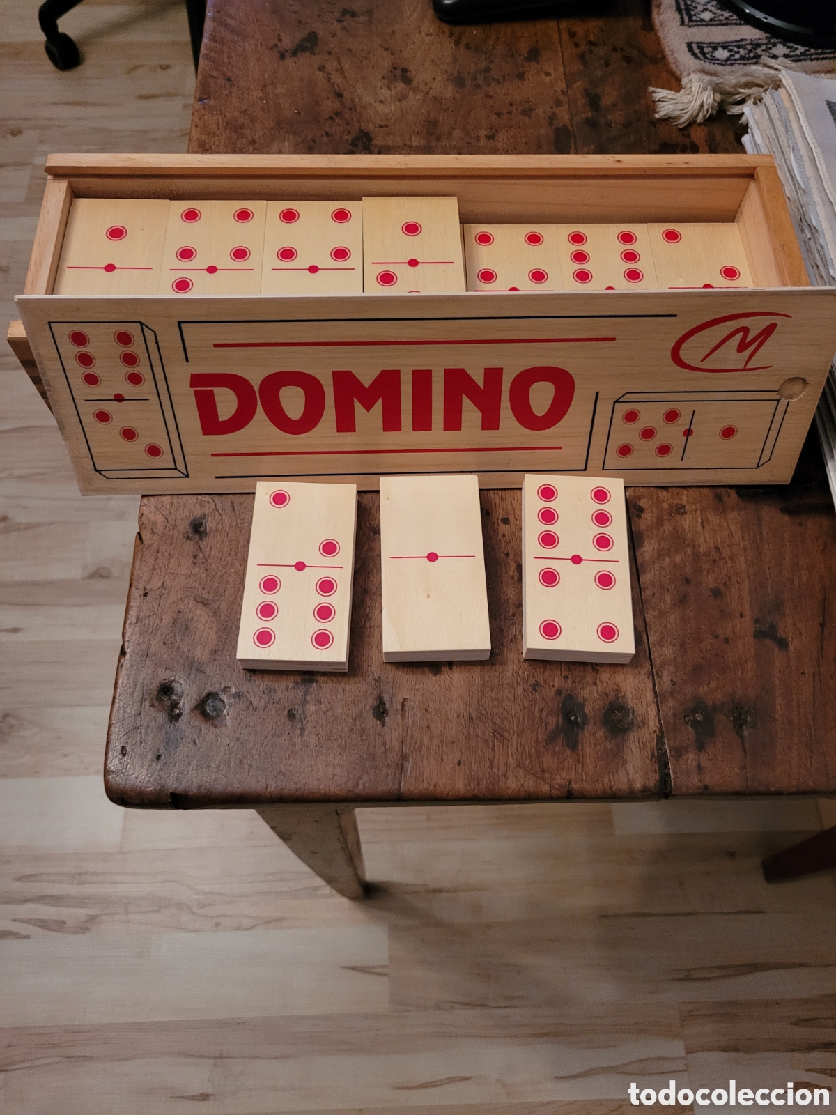 Juegos de mesa: Juego de mesa Domino de madera - Foto 12