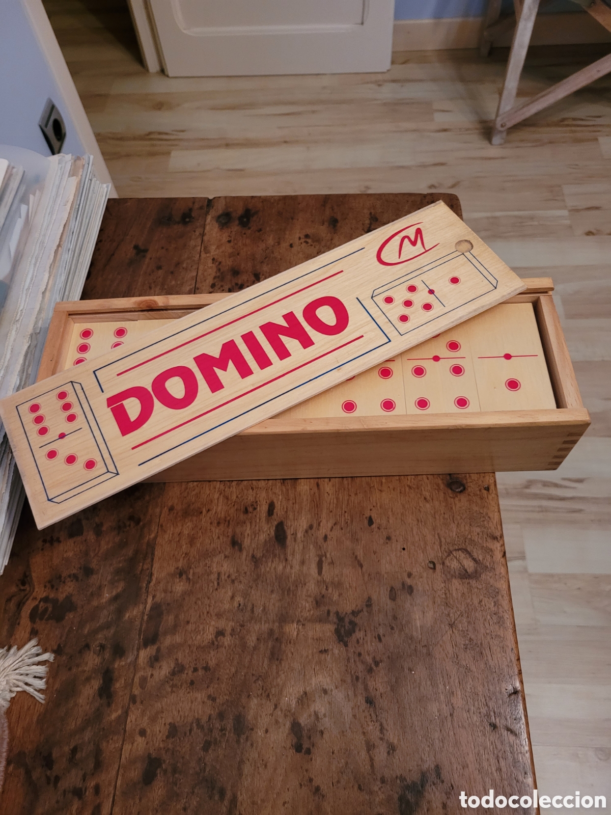 Juegos de mesa: Juego de mesa Domino de madera - Foto 13