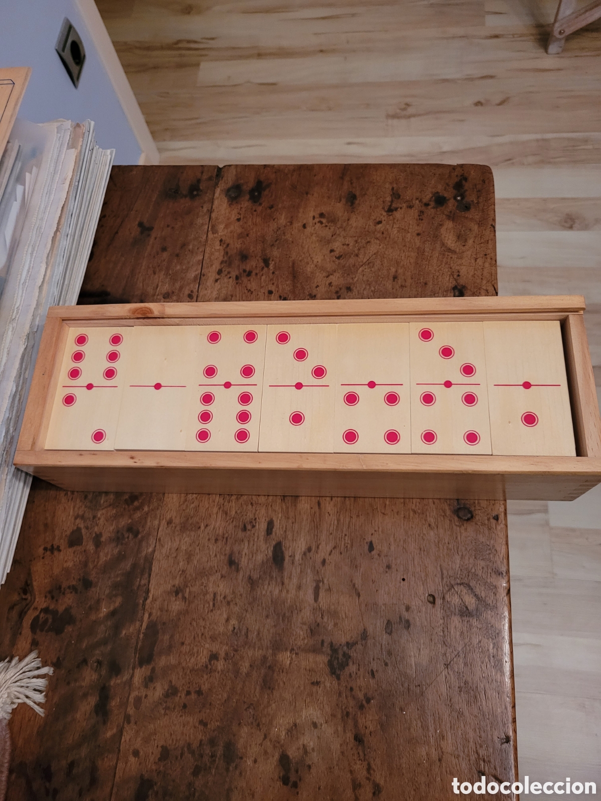 Juegos de mesa: Juego de mesa Domino de madera - Foto 15