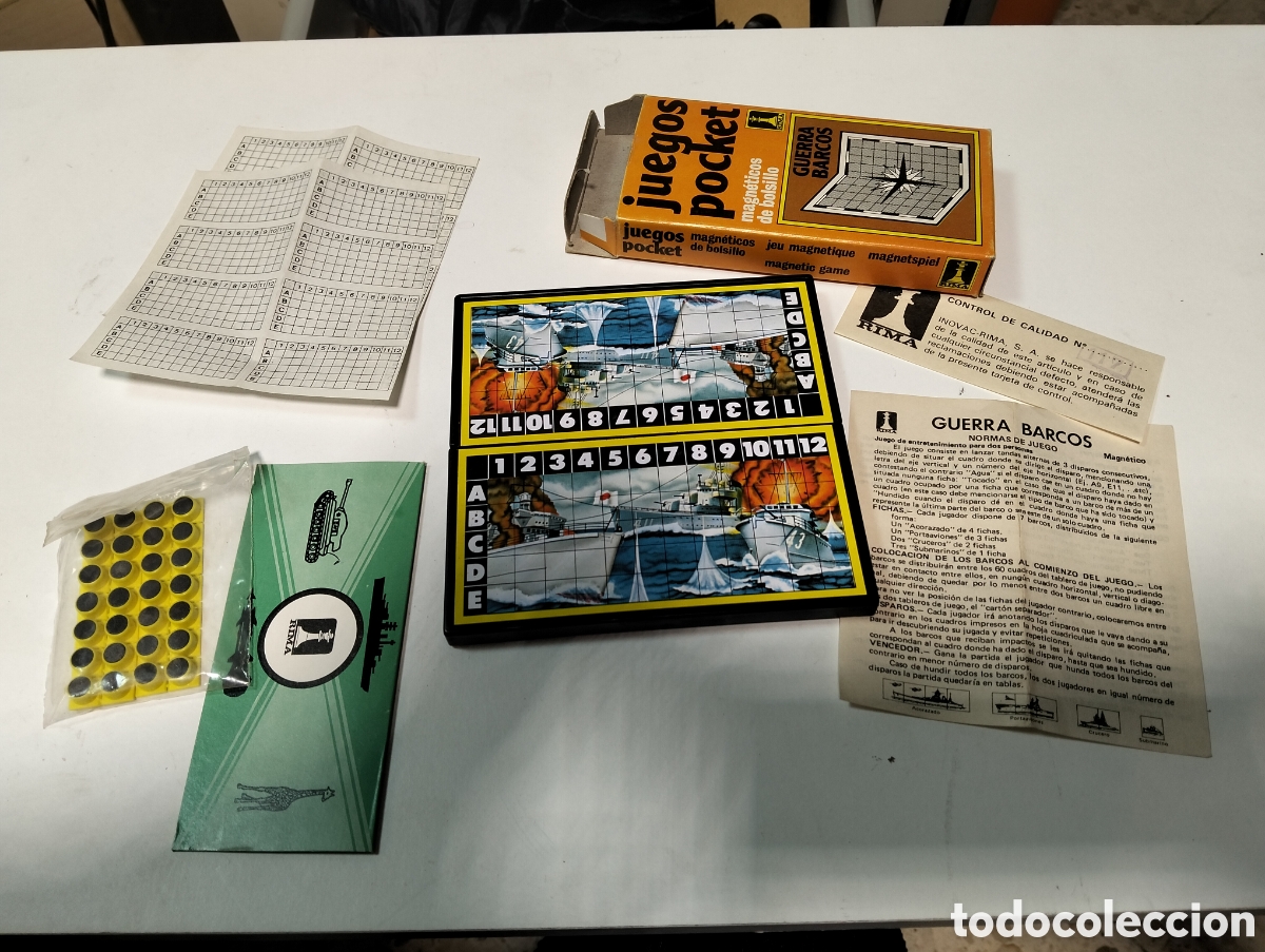 Juegos de mesa: Juego RIMA GUERRA BARCOS - Foto 3