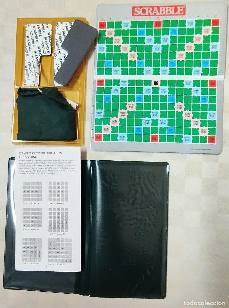 Juegos de mesa: Juego Scrabble, edici&oacute;n bolsillo, ingl&eacute;s, 1992 - Foto 5