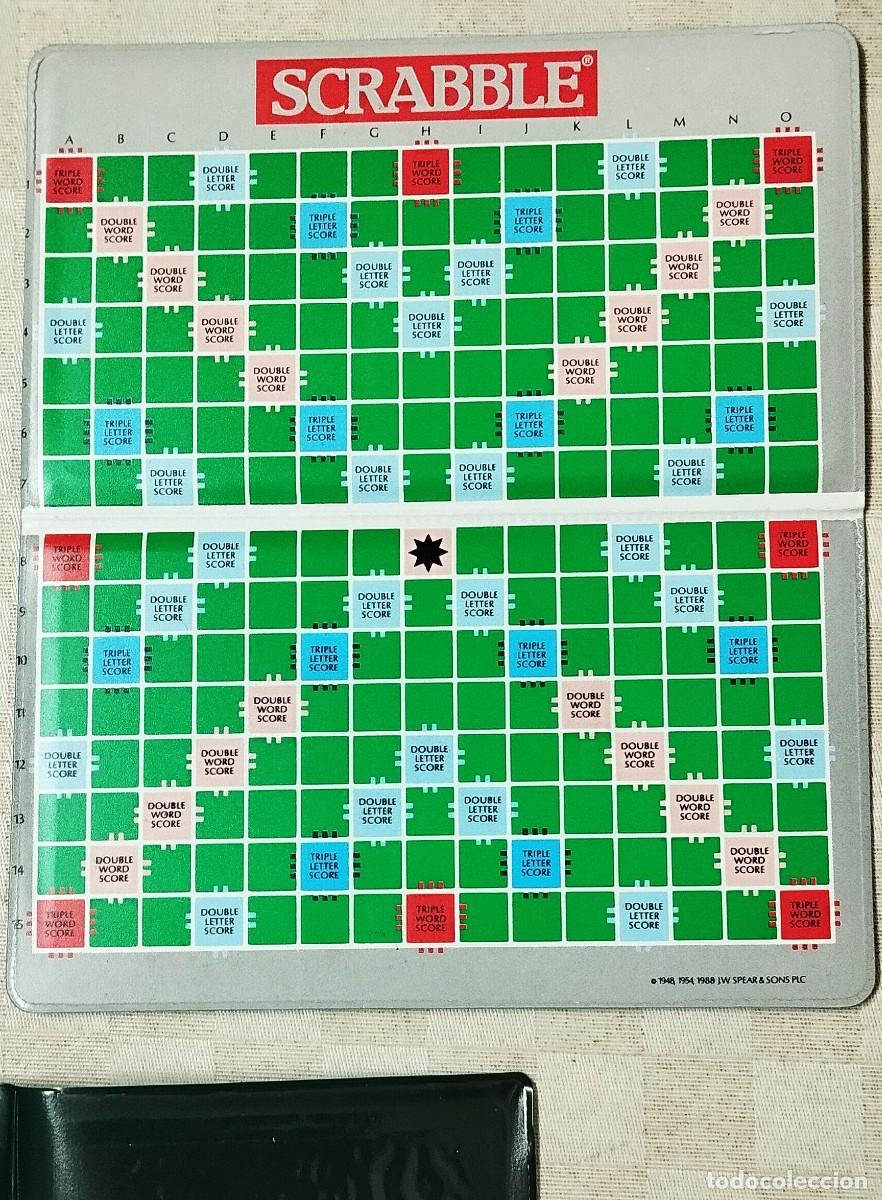 Juegos de mesa: Juego Scrabble, edici&oacute;n bolsillo, ingl&eacute;s, 1992 - Foto 6