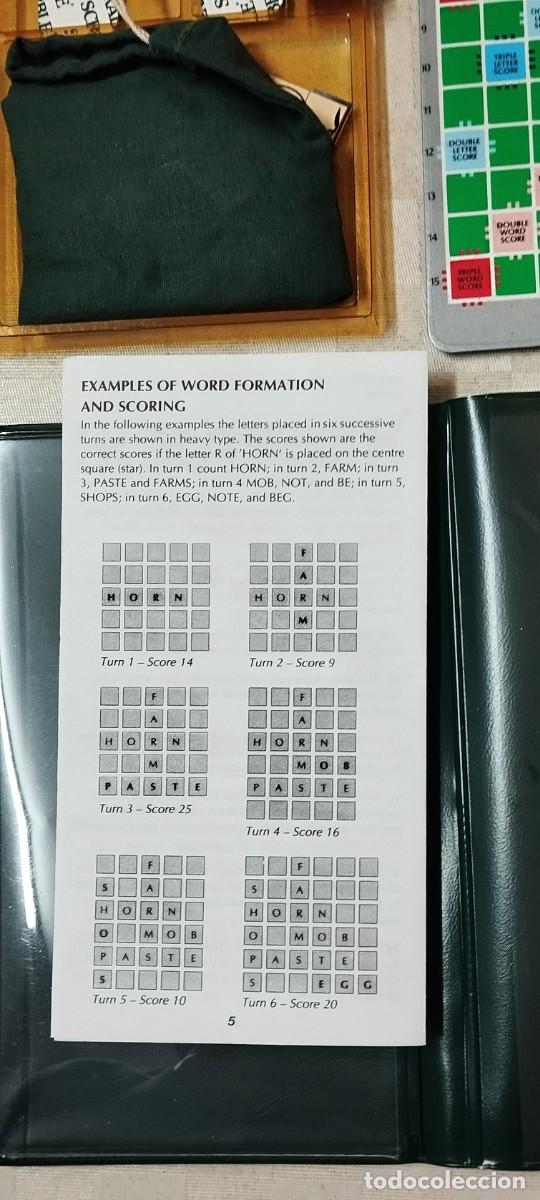 Juegos de mesa: Juego Scrabble, edici&oacute;n bolsillo, ingl&eacute;s, 1992 - Foto 9