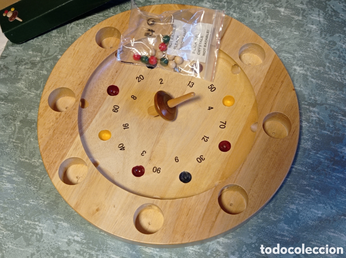 Juegos de mesa: Juego de mesa ruleta tirolesa de madera - Foto 3
