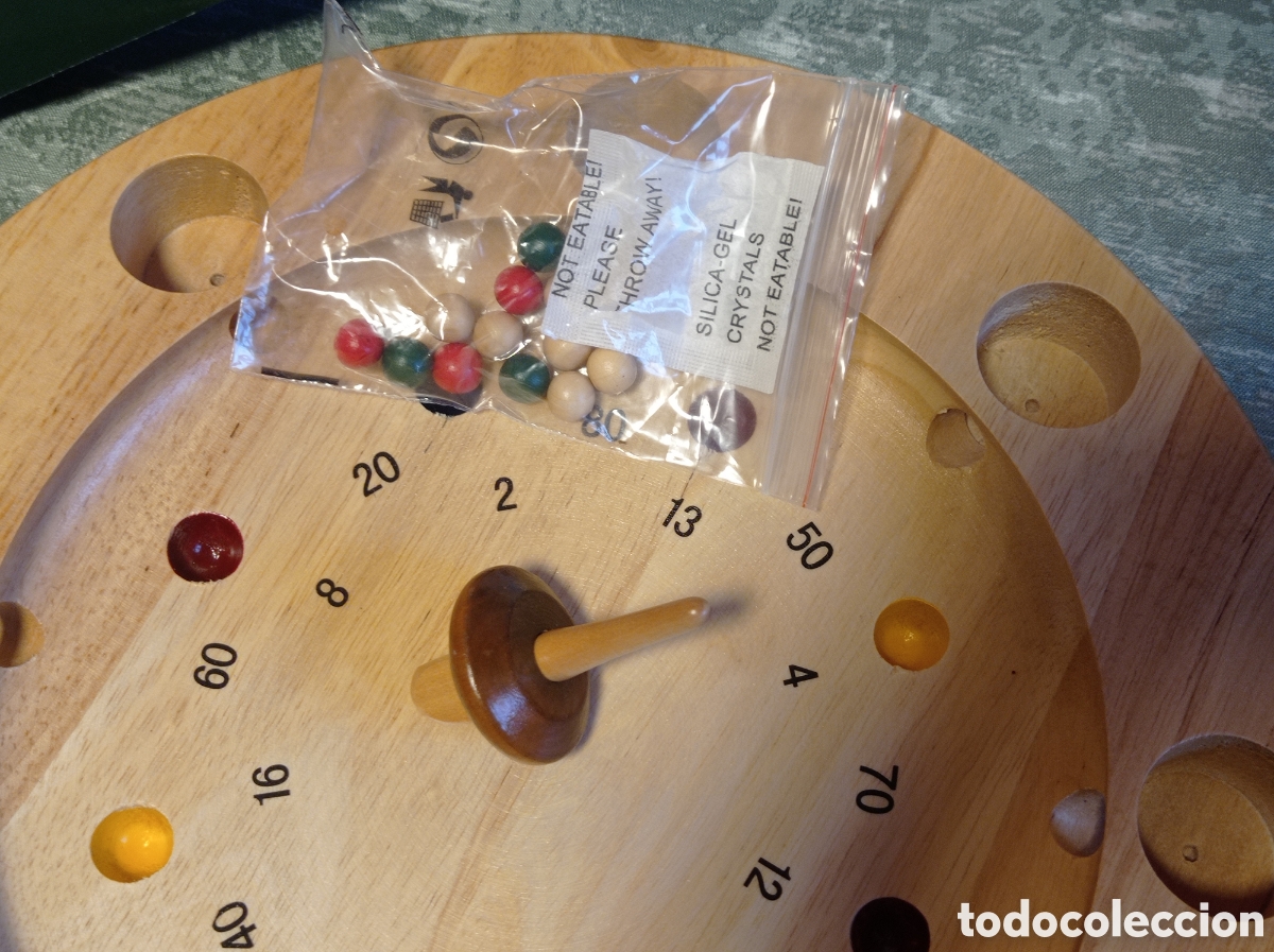 Juegos de mesa: Juego de mesa ruleta tirolesa de madera - Foto 4