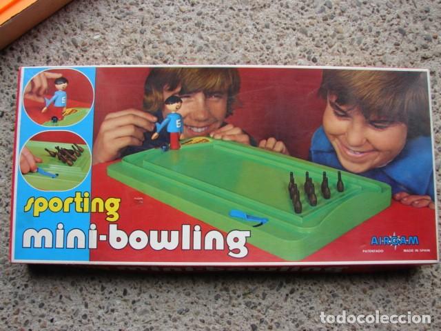 Juegos de mesa: JUEGO DE MESA SPORTING MINI BOWLING - AIRGAM - Foto 1