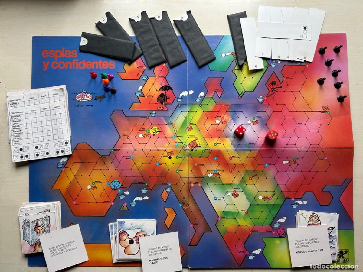 Juegos de mesa: ESP&Iacute;AS Y CONFIDENTES!! - Juego de mesa BORR&Aacute;S - Foto 6