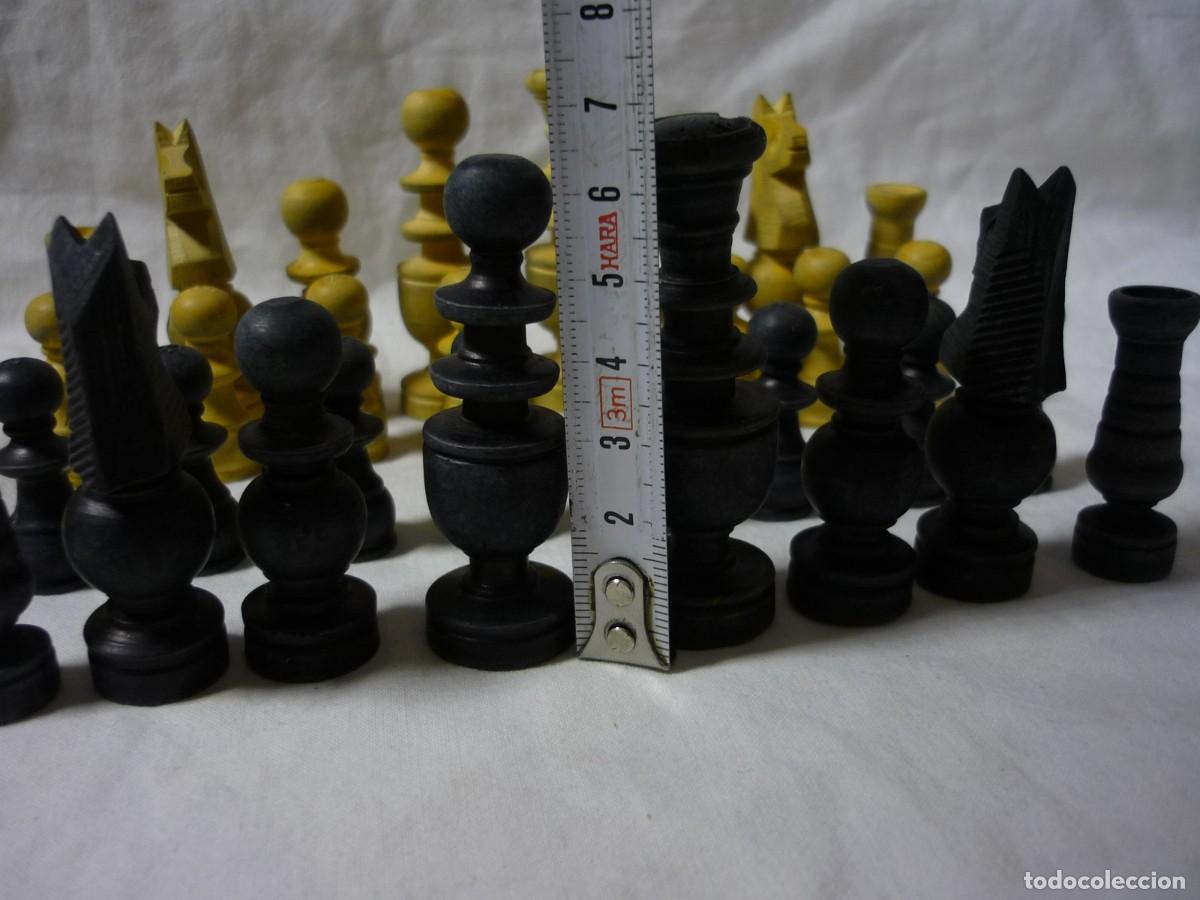 Juegos de mesa: Juego de ajedrez de madera n&ordm; 2 (sin tablero) - Foto 5