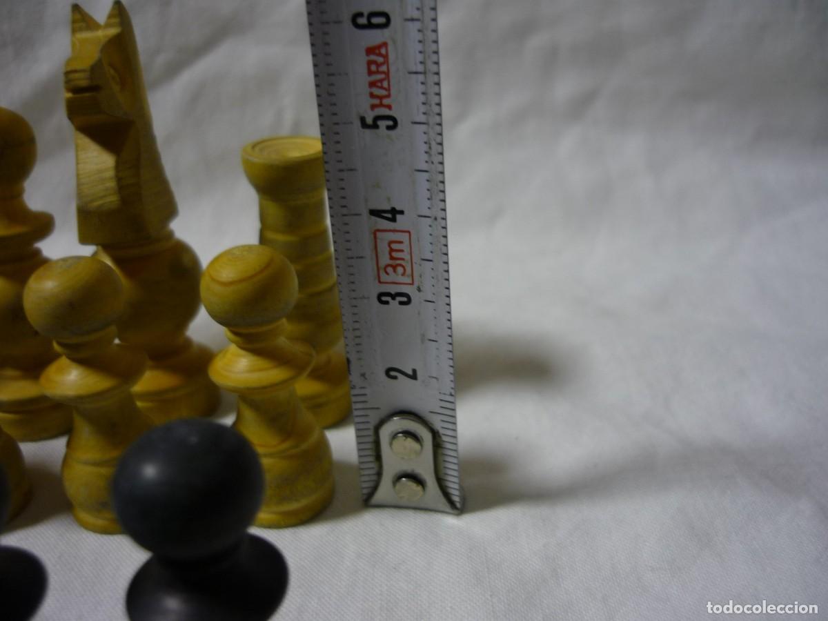 Juegos de mesa: Juego de ajedrez de madera n&ordm; 2 (sin tablero) - Foto 6