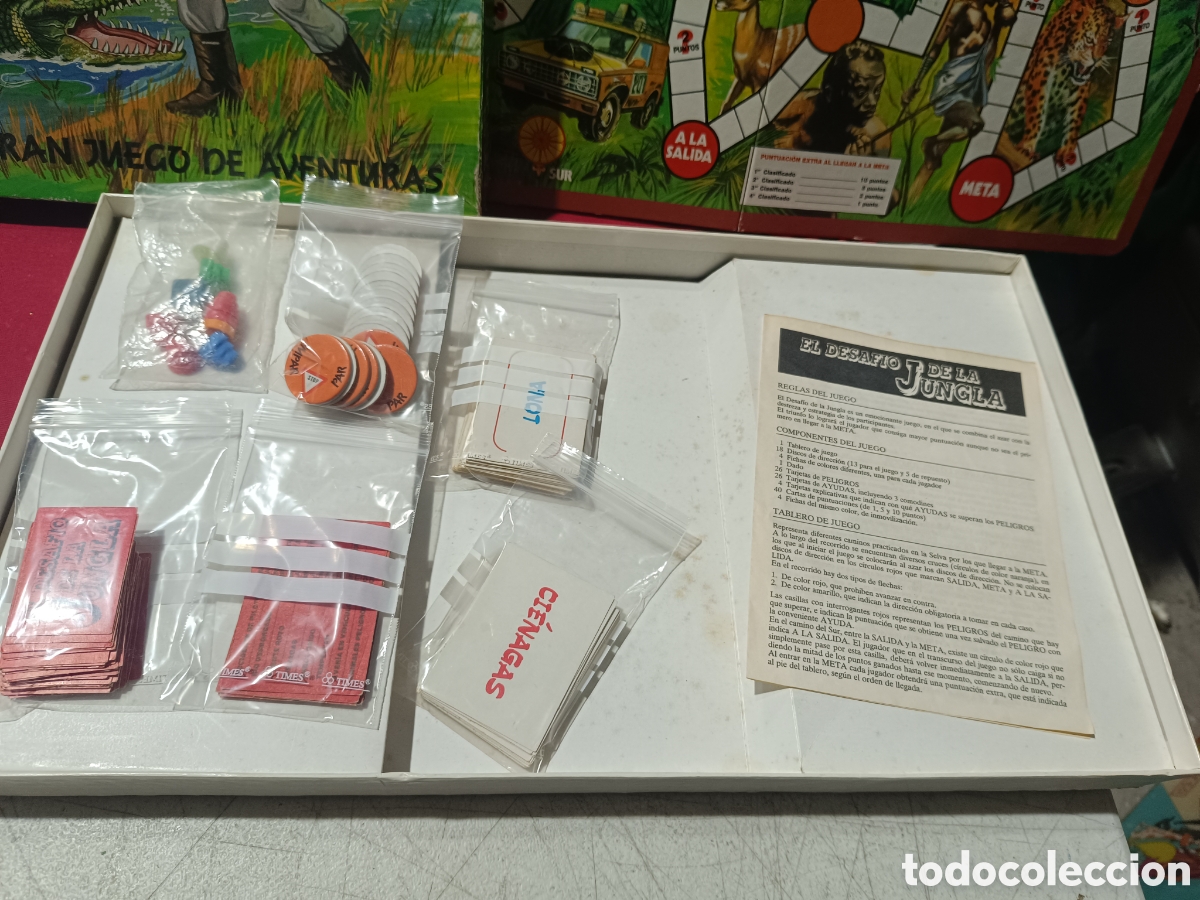 Juegos de mesa: Dificil juego El Desaf&iacute;o de la Jungla - Foto 2