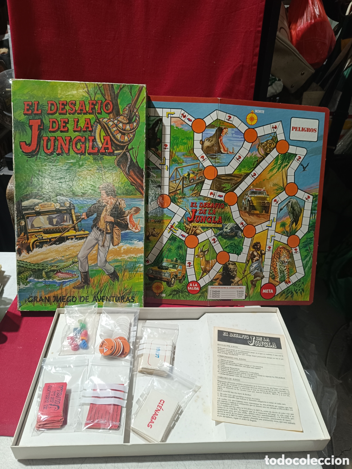 Juegos de mesa: Dificil juego El Desaf&iacute;o de la Jungla - Foto 1