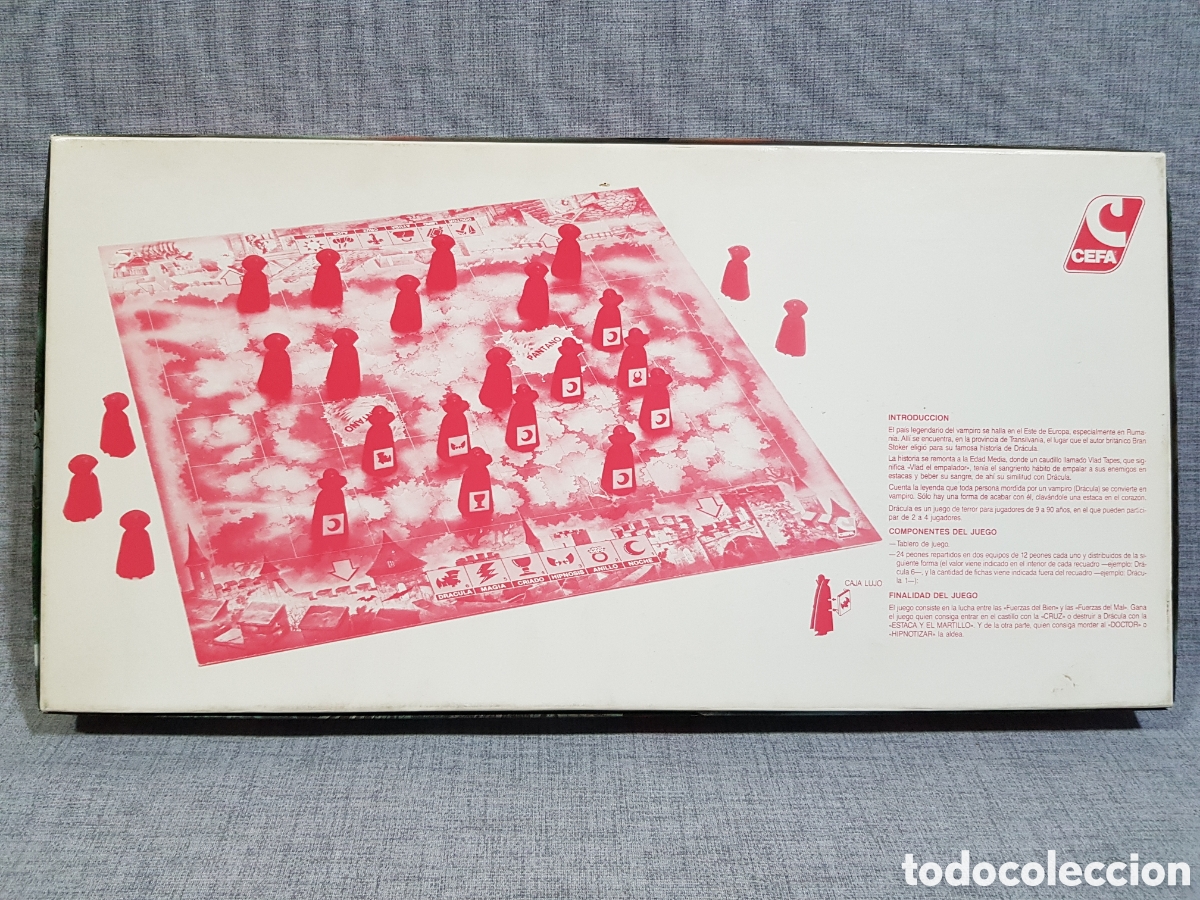 Juegos de mesa: DR&Aacute;CULA DE CEFA. EDICI&Oacute;N DE LUJO EN CAJA ALARGADA. COMPLETO - Foto 18