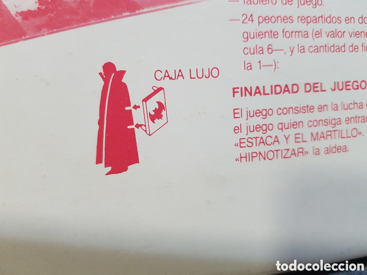 Juegos de mesa: DR&Aacute;CULA DE CEFA. EDICI&Oacute;N DE LUJO EN CAJA ALARGADA. COMPLETO - Foto 19