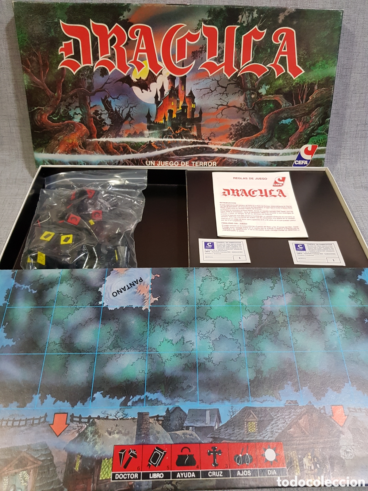 Juegos de mesa: DR&Aacute;CULA DE CEFA. EDICI&Oacute;N DE LUJO EN CAJA ALARGADA. COMPLETO - Foto 28