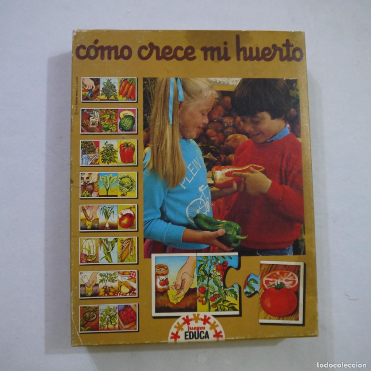 Juegos de mesa: C&Oacute;MO CRECE MI HUERTO - EDUCA - 1983 - Foto 1