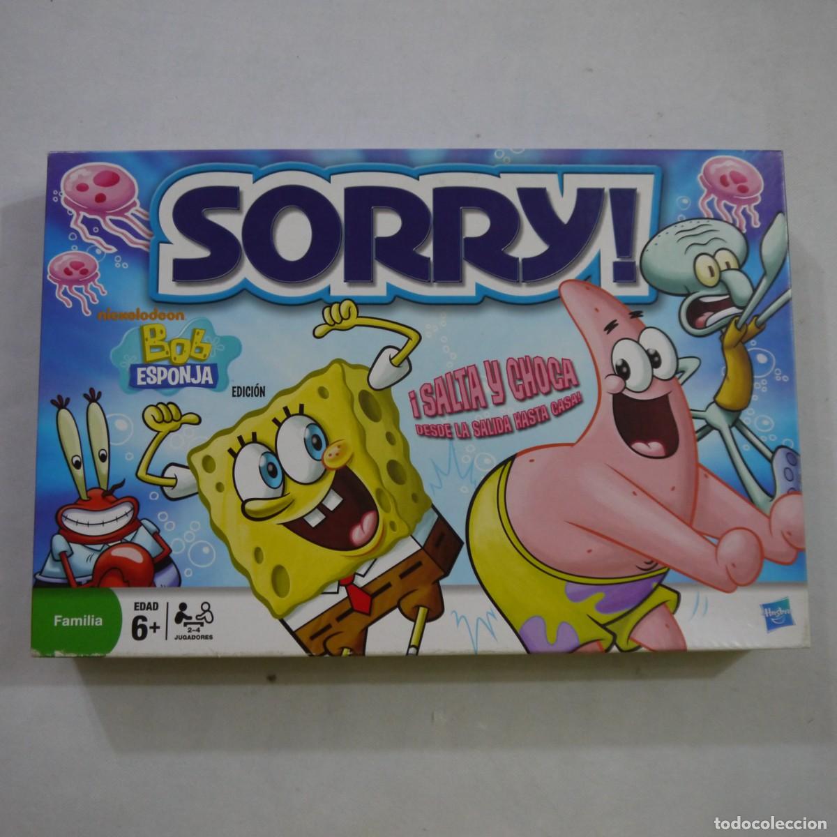 Juegos de mesa: SORRY! EDICI&Oacute;N BOB ESPONJA - HASBRO - 2011 - Foto 1