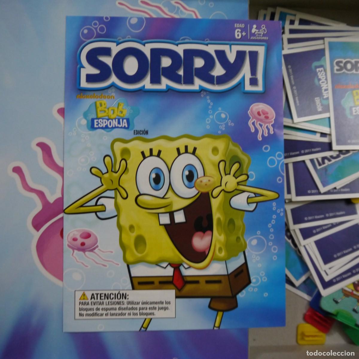 Juegos de mesa: SORRY! EDICI&Oacute;N BOB ESPONJA - HASBRO - 2011 - Foto 4
