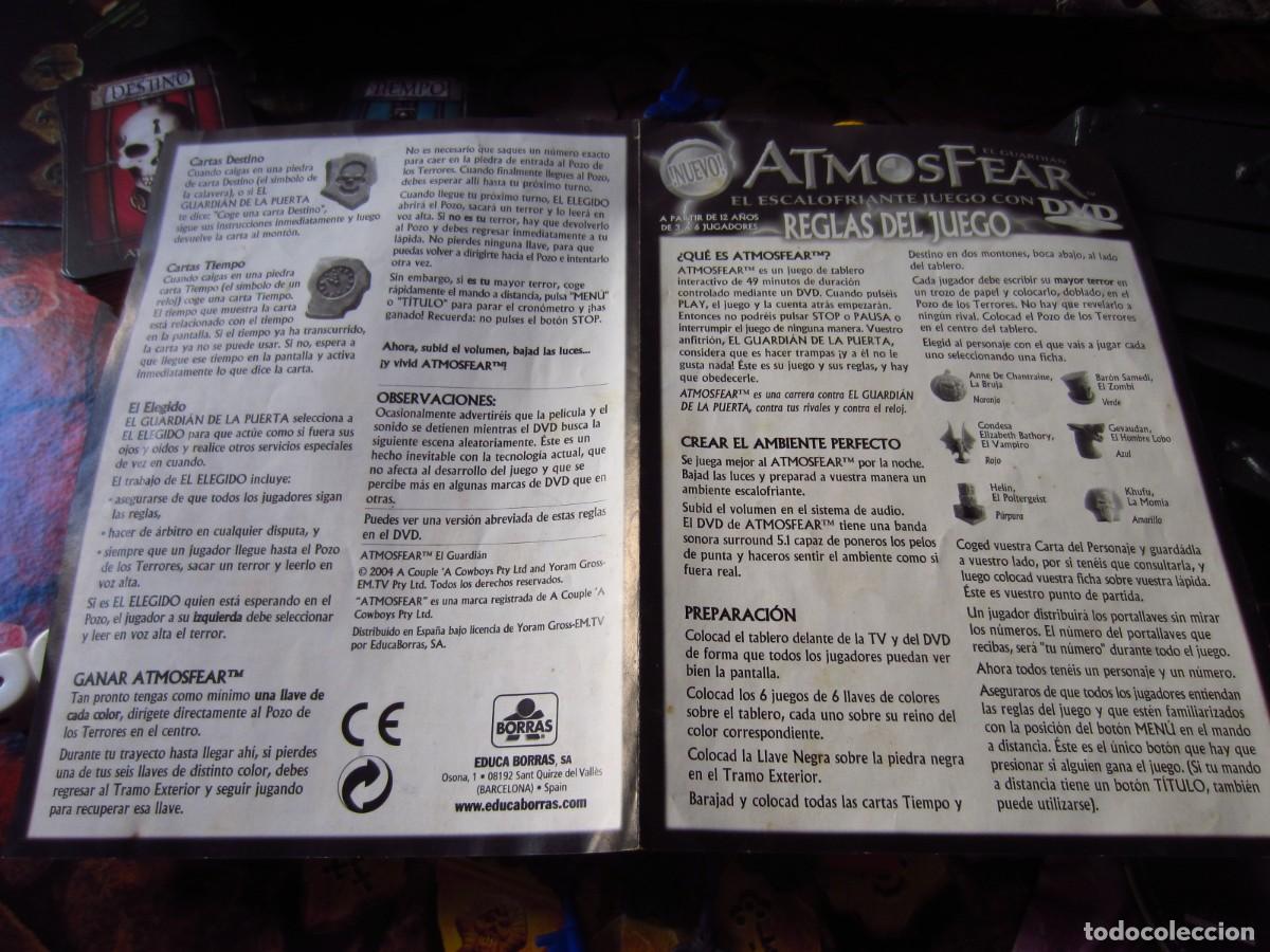 Juegos de mesa: Atmosfear El Guardian DVD (Borras Educa 2004) - Foto 9