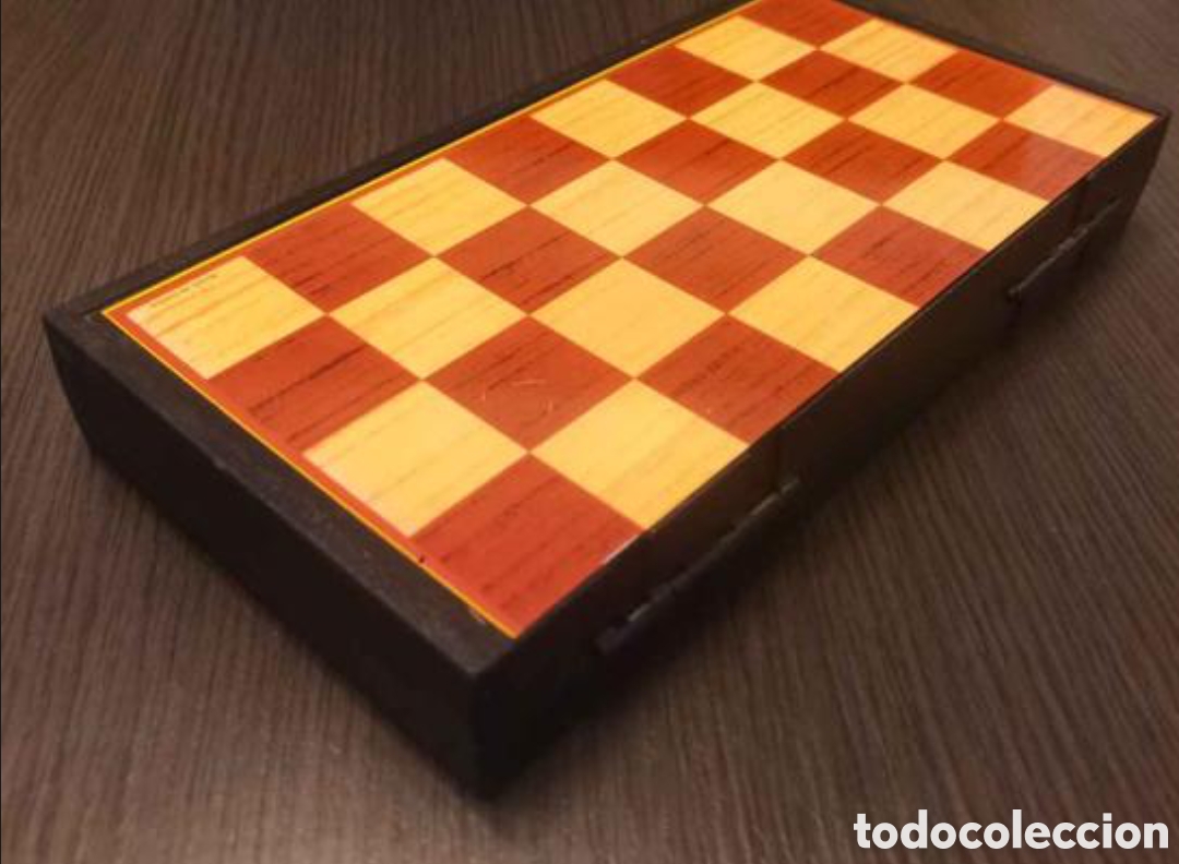 Juegos de mesa: Antiguo juego Backgammon Port&aacute;til - Foto 6