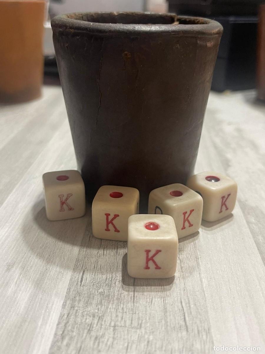 Juegos de mesa: CUBILITE DE CUERO 5 DADOS - Foto 2