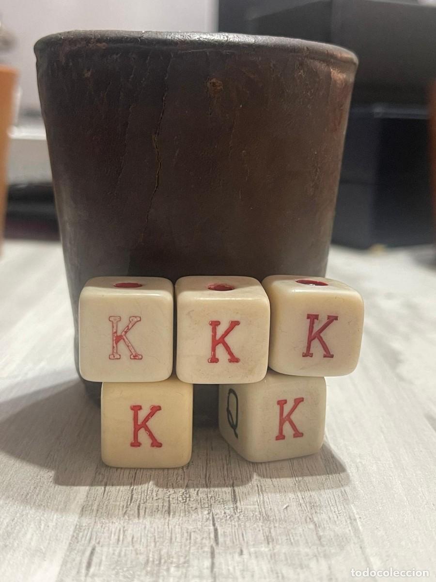 Juegos de mesa: CUBILITE DE CUERO 5 DADOS - Foto 6