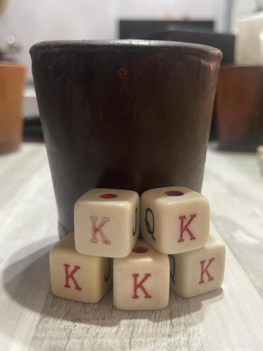 Juegos de mesa: CUBILITE DE CUERO 5 DADOS - Foto 8