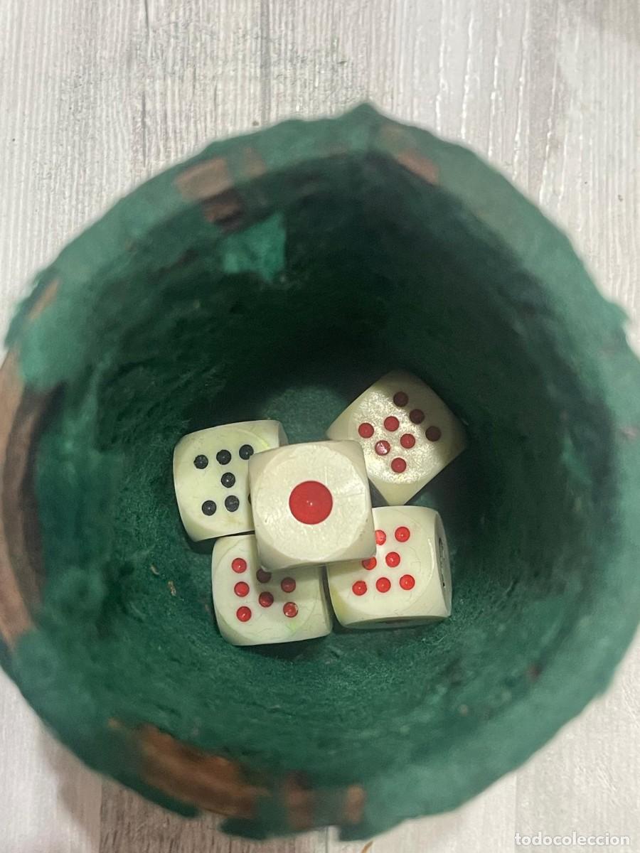 Juegos de mesa: CUBILETE CUERO ROJIZO - Foto 3