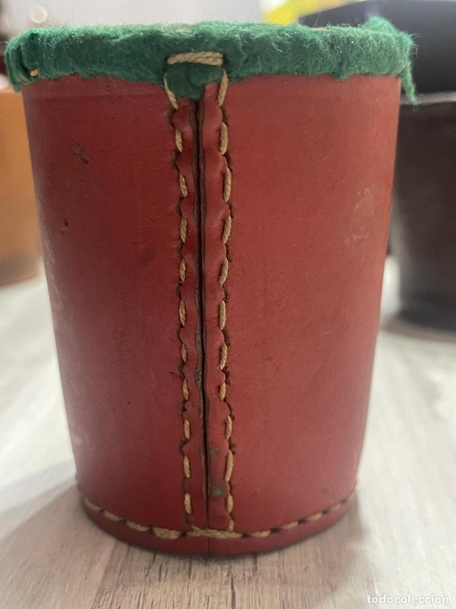 Juegos de mesa: CUBILETE CUERO ROJIZO - Foto 5