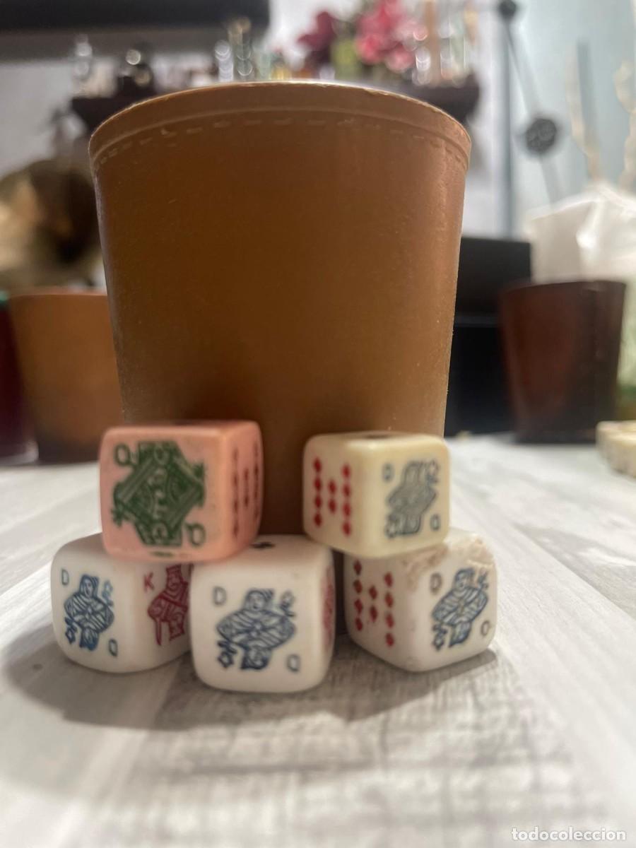 Juegos de mesa: CUBILETE DE PLASTICO 5 DADOS POKER - Foto 7