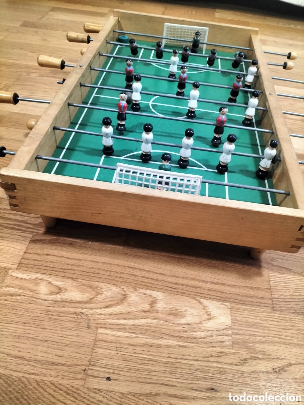 Juegos de mesa: Futbol&iacute;n antiguo de madera de juguete - Foto 5
