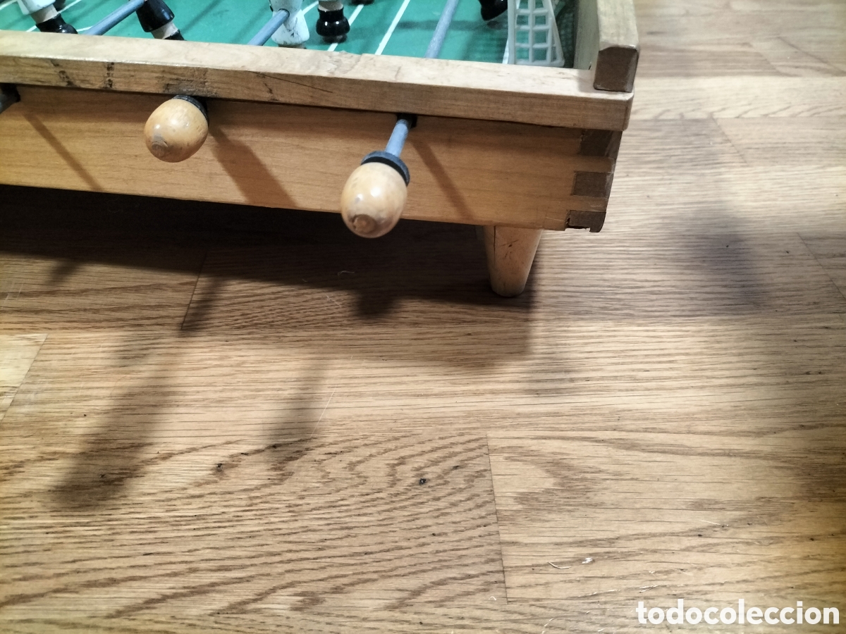 Juegos de mesa: Futbol&iacute;n antiguo de madera de juguete - Foto 6