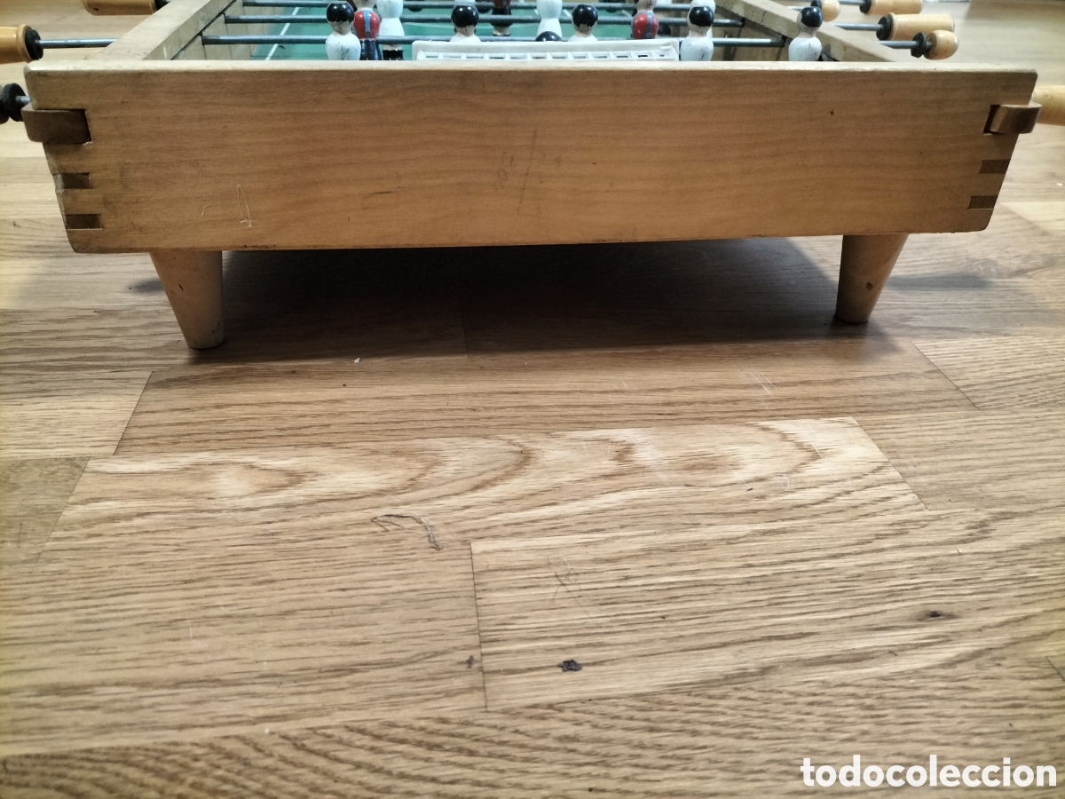 Juegos de mesa: Futbol&iacute;n antiguo de madera de juguete - Foto 9